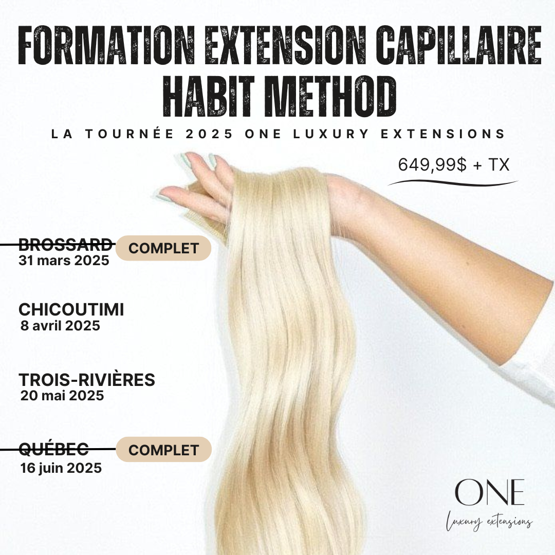 La tournée ONE Luxury 2025 - Formation technique Habit method