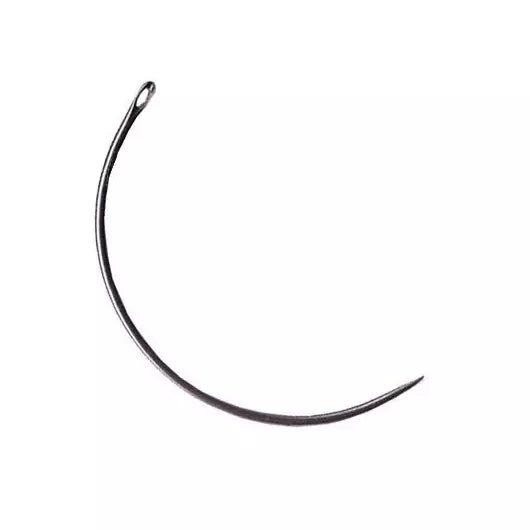 Aiguille pour tissage extensions cheveux